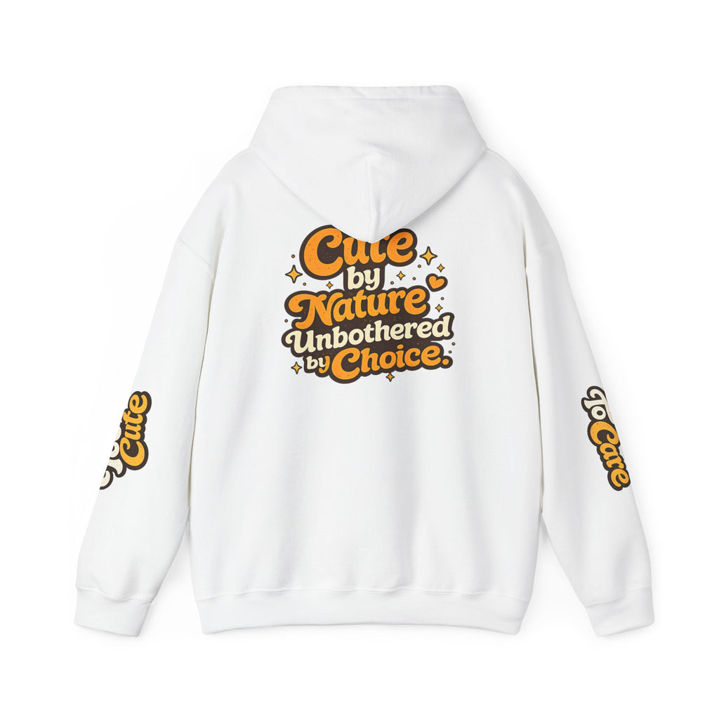 Too Cute To Care/Heavy Blend™ Hooded Sweatshirt