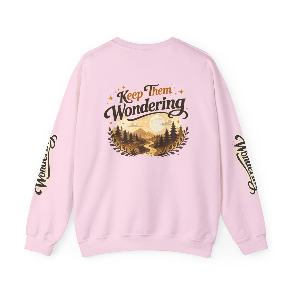 Leave A Little Mystery/Heavy Blend™ Crewneck Sweatshirt
