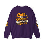 Too Cute To Care/Heavy Blend™ Crewneck Sweatshirt