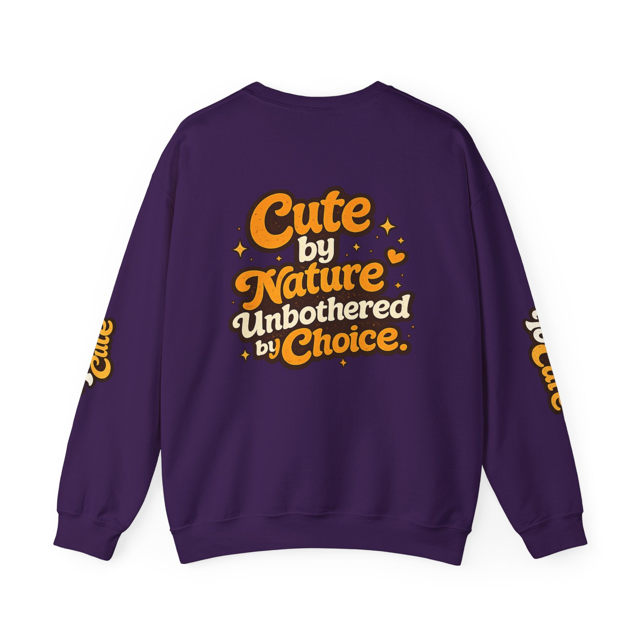 Too Cute To Care/Heavy Blend™ Crewneck Sweatshirt