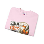 Calm Clever Untamed/Heavy Blend™ Crewneck Sweatshirt