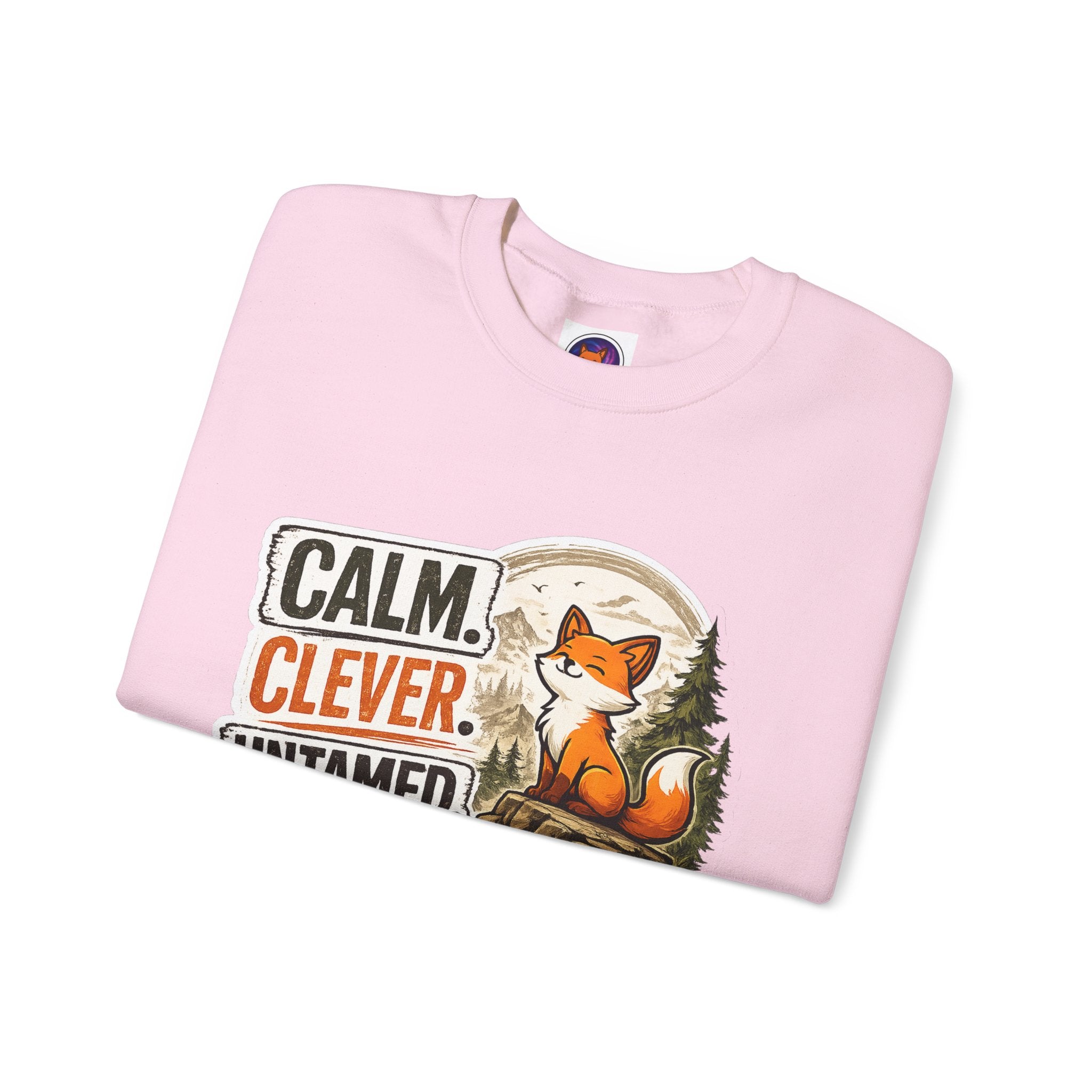 Calm Clever Untamed/Heavy Blend™ Crewneck Sweatshirt