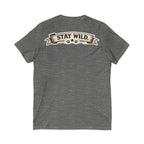 Calm Clever Untamed/Jersey Short Sleeve V-Neck Tee