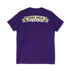 Calm Clever Untamed/Jersey Short Sleeve V-Neck Tee