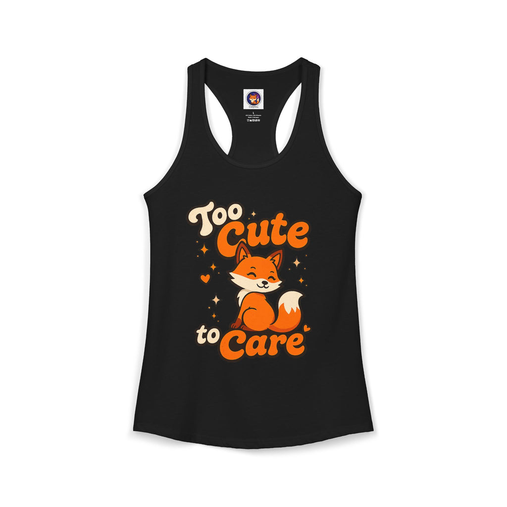 Too Cute Too Care/Ideal Racerback Tank