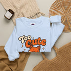 Too Cute To Care/Heavy Blend™ Crewneck Sweatshirt