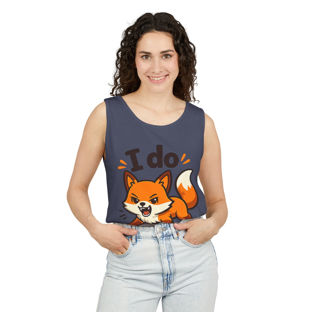 I Do Bite/Garment-Dyed Tank Top