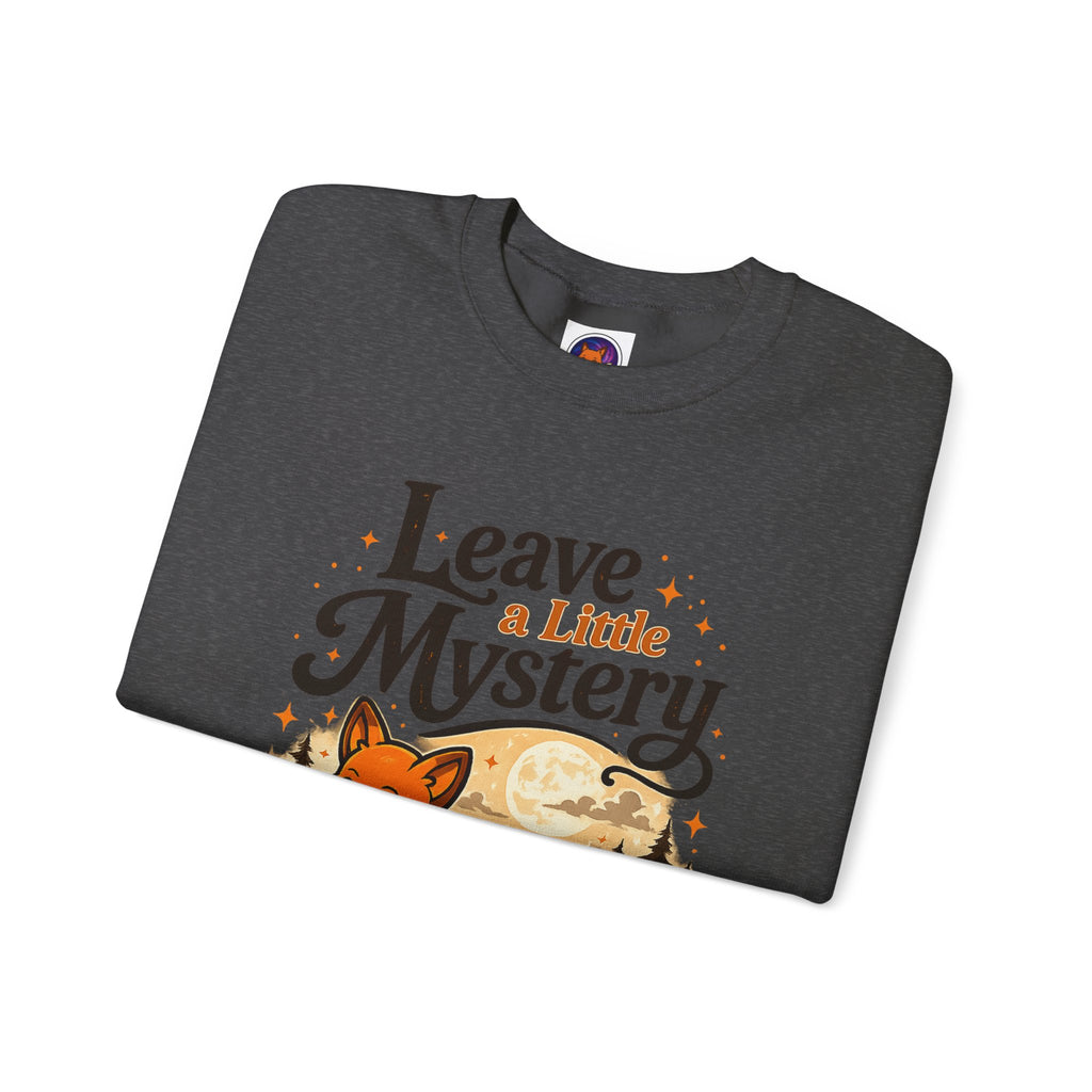 Leave A Little Mystery/Heavy Blend™ Crewneck Sweatshirt