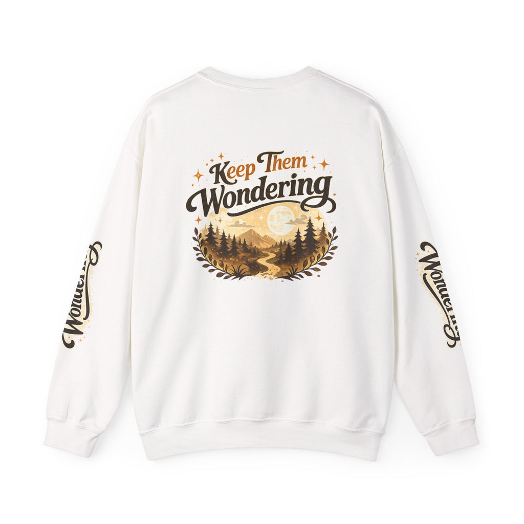 Leave A Little Mystery/Heavy Blend™ Crewneck Sweatshirt