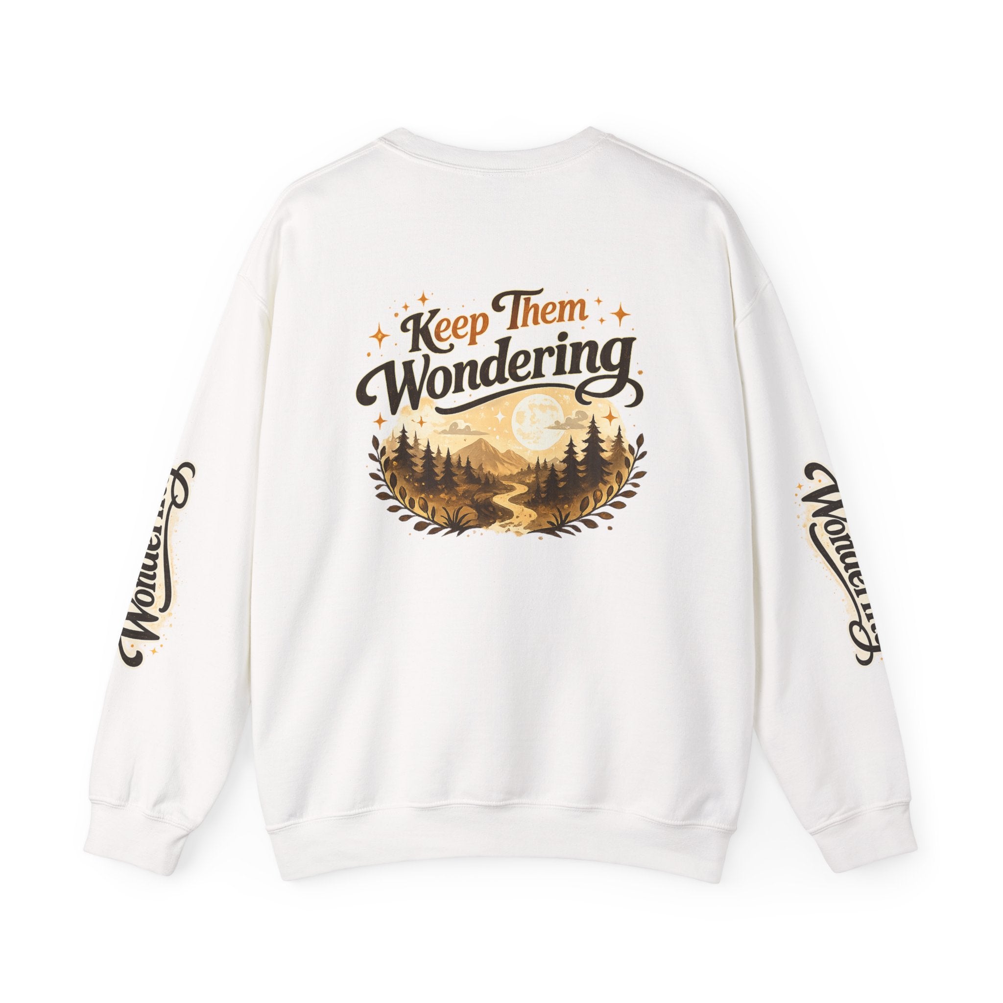 Leave A Little Mystery/Heavy Blend™ Crewneck Sweatshirt