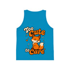 Too Cute To Care/Kid's Jersey Tank Top