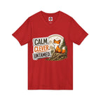 Calm Clever Untamed/Jersey Short Sleeve V-Neck Tee
