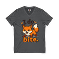 I Do Bite/Jersey Short Sleeve V-Neck Tee