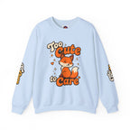 Too Cute To Care/Heavy Blend™ Crewneck Sweatshirt