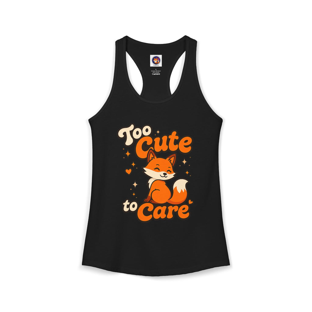 Too Cute To Care/Ideal Racerback Tank