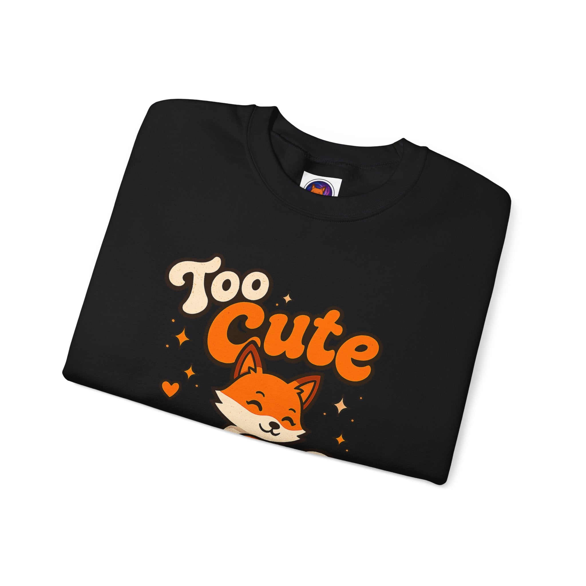 Too Cute To Care/Heavy Blend™ Crewneck Sweatshirt