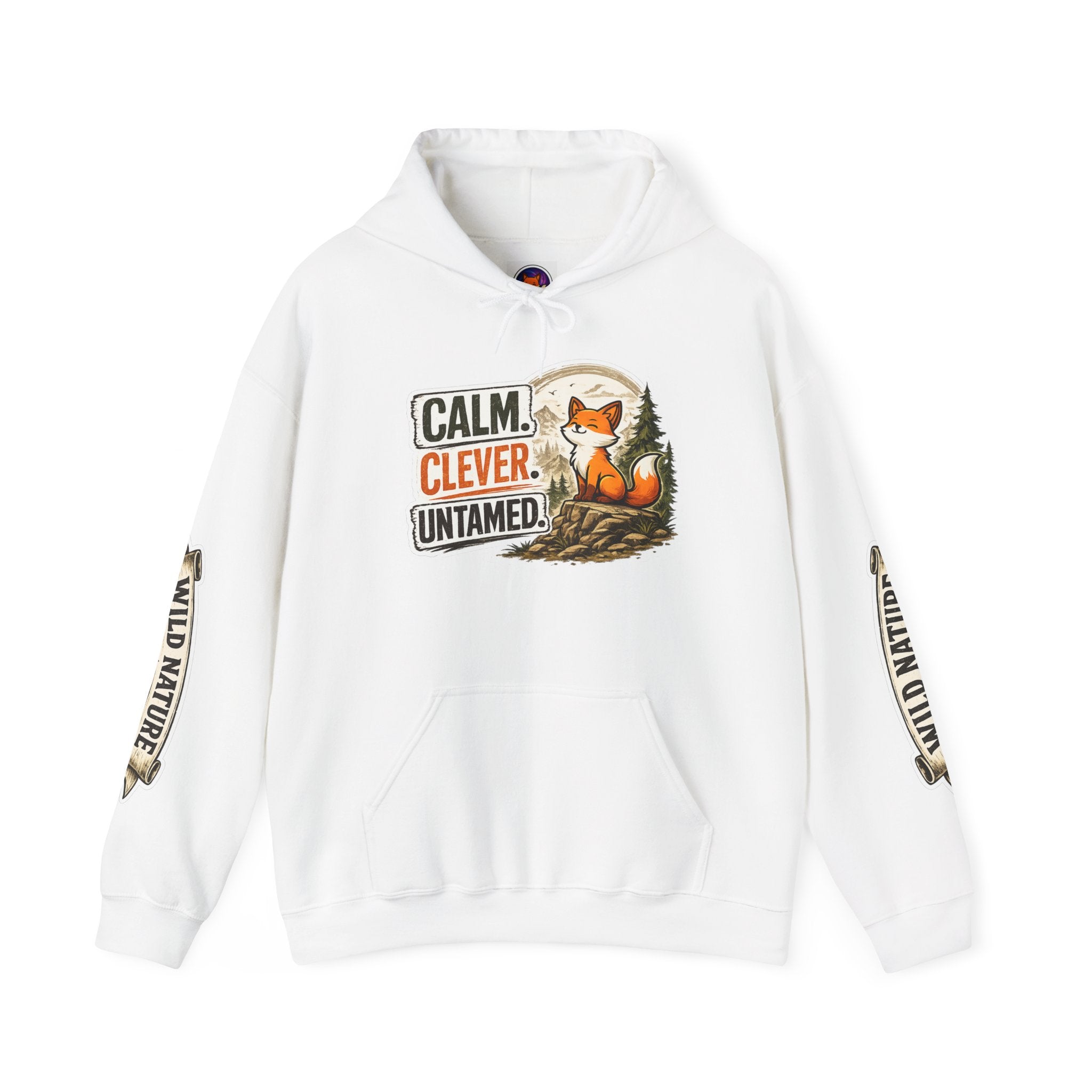 Calm Clever Untamed/Heavy Blend™ Hooded Sweatshirt