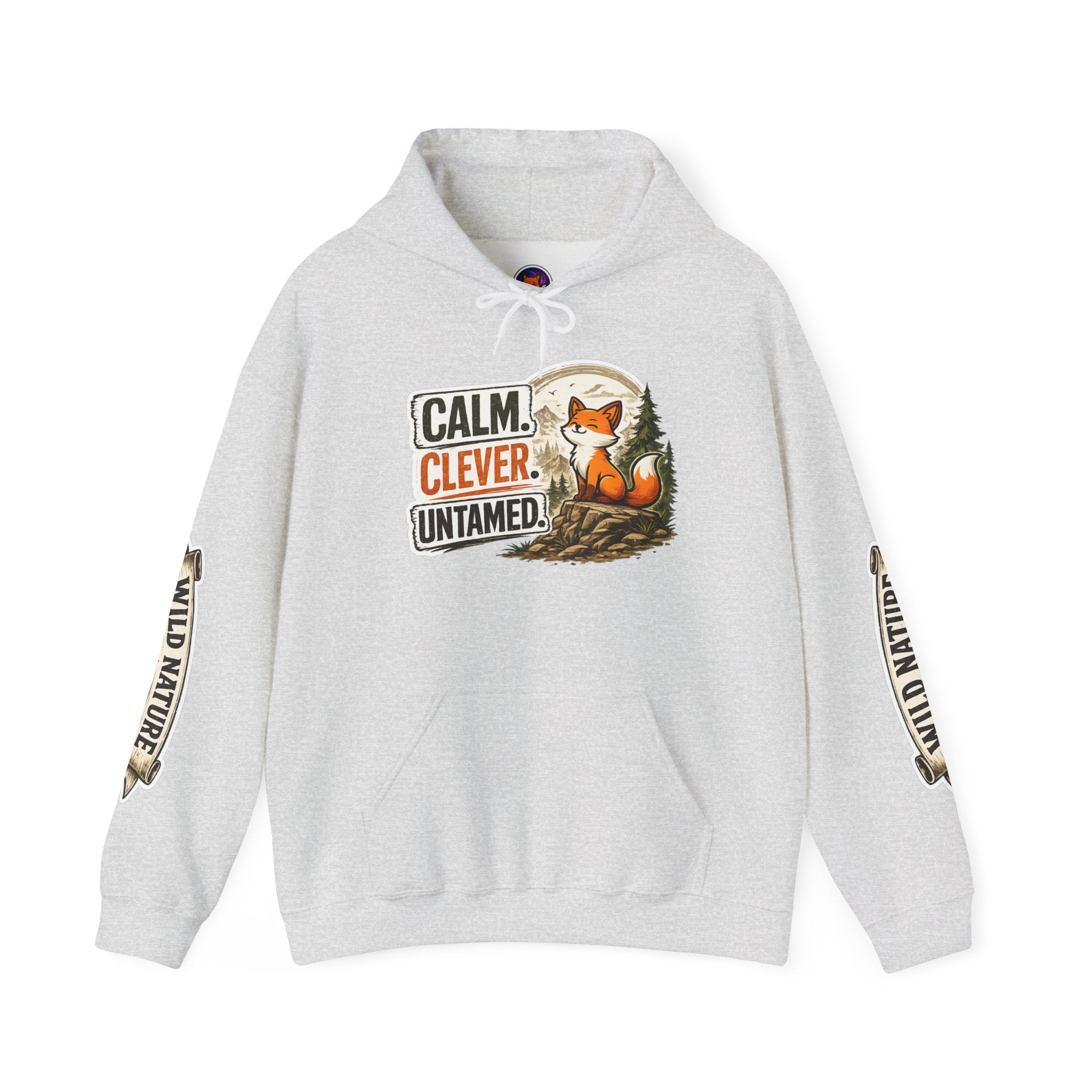 Calm Clever Untamed/Heavy Blend™ Hooded Sweatshirt
