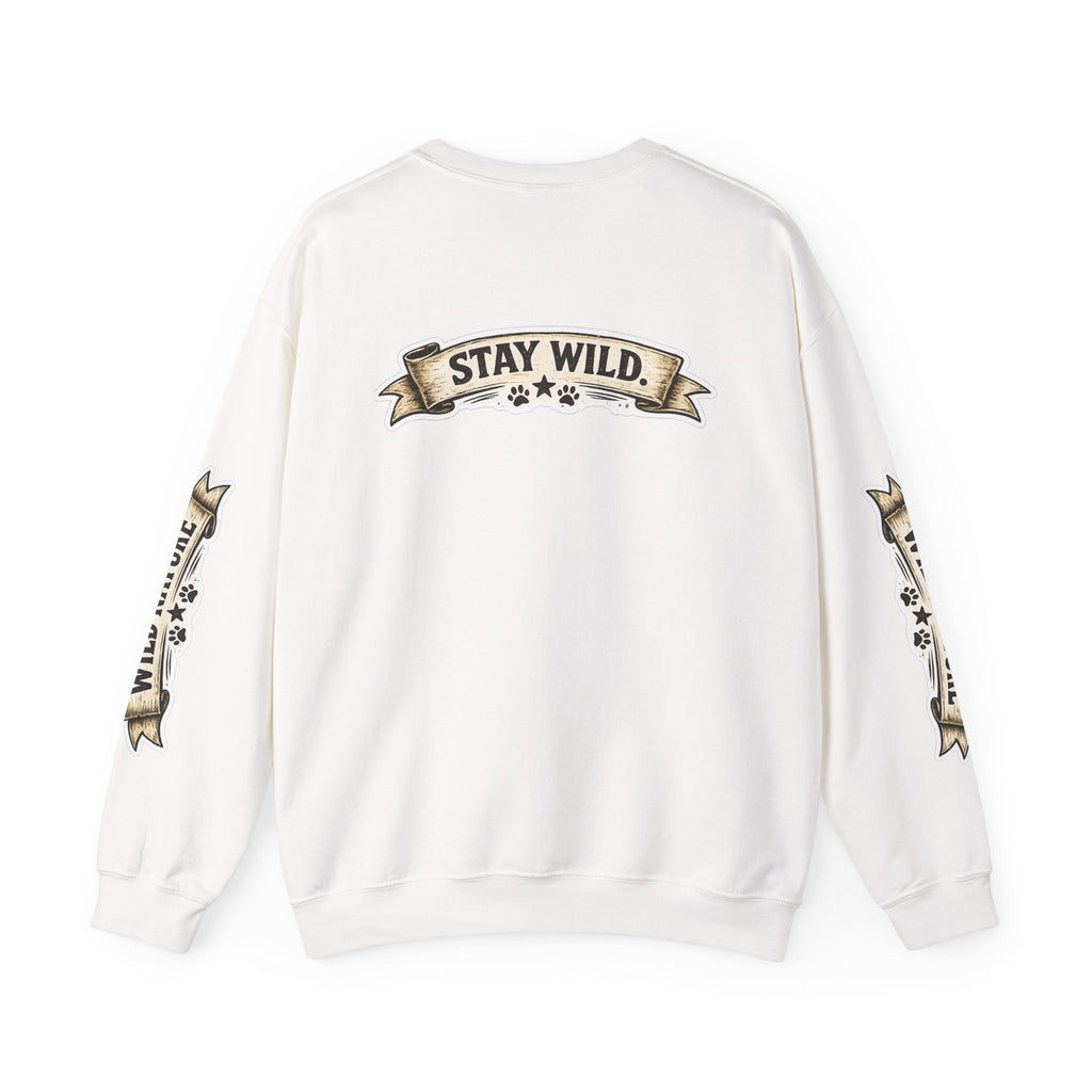 Calm Clever Untamed/Heavy Blend™ Crewneck Sweatshirt