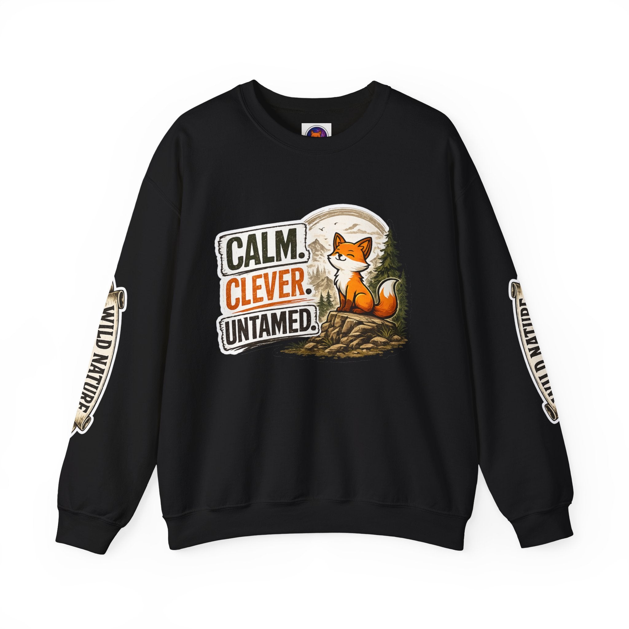 Calm Clever Untamed/Heavy Blend™ Crewneck Sweatshirt