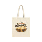 Leave a Little Mystery/Cotton Canvas Tote Bag