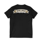 Calm Clever Untamed/Jersey Short Sleeve V-Neck Tee
