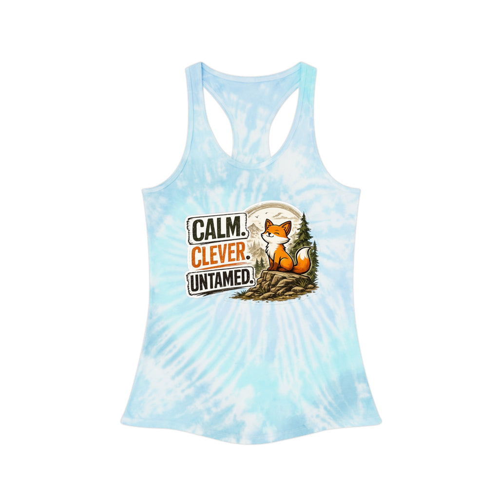 Calm Clever Untamed/Tie Dye Racerback Tank Top