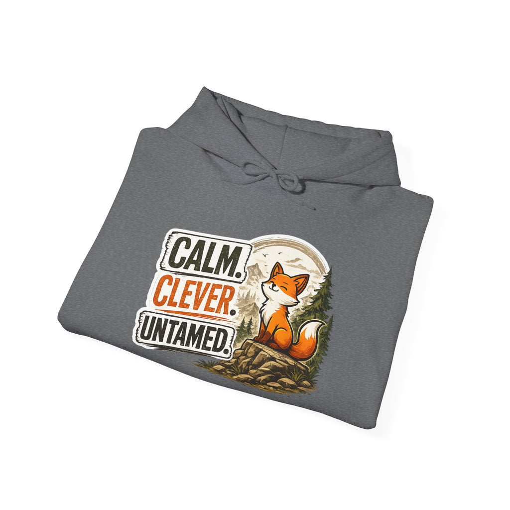 Calm Clever Untamed/Heavy Blend™ Hooded Sweatshirt