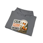 Calm Clever Untamed/Heavy Blend™ Hooded Sweatshirt