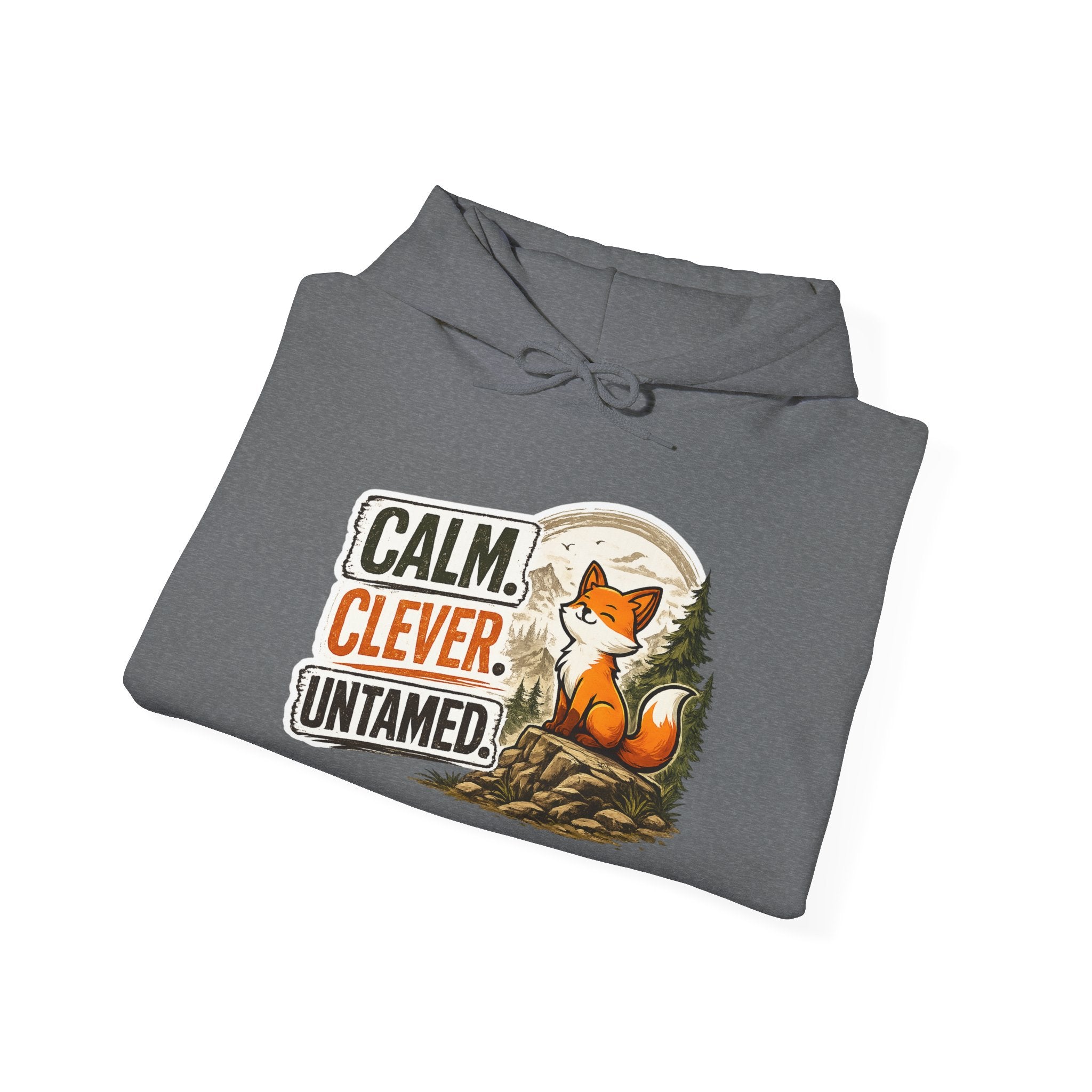 Calm Clever Untamed/Heavy Blend™ Hooded Sweatshirt