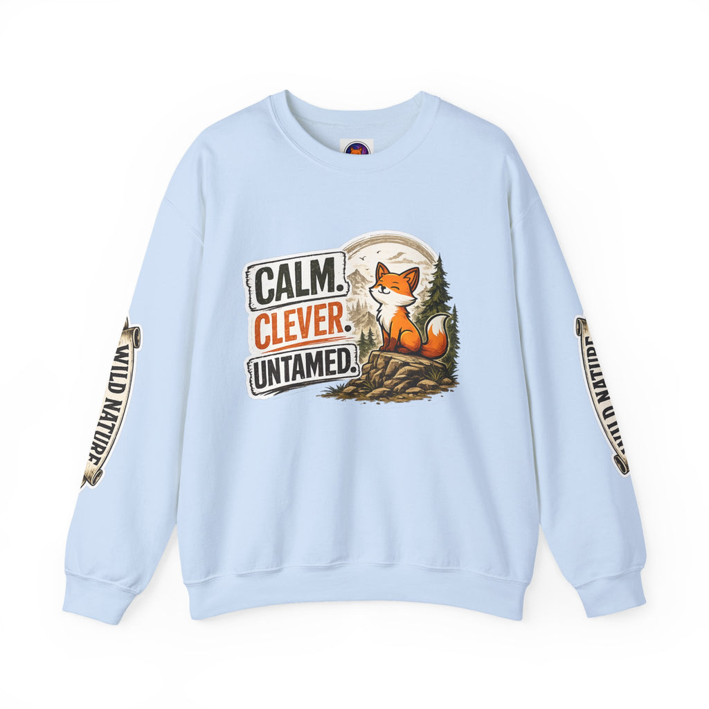 Calm Clever Untamed/Heavy Blend™ Crewneck Sweatshirt