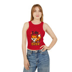 I Do Bite/Micro Rib Racer Tank Top