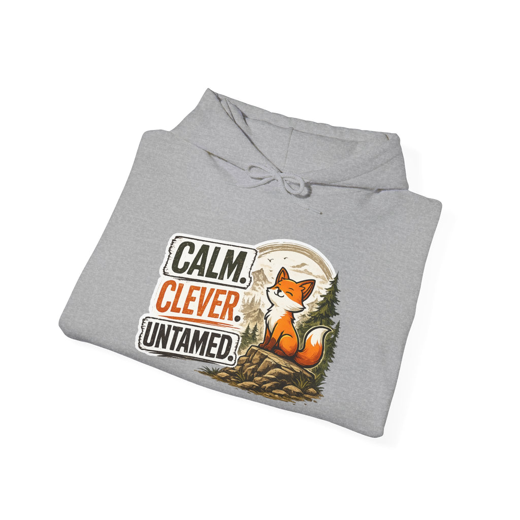 Calm Clever Untamed/Heavy Blend™ Hooded Sweatshirt