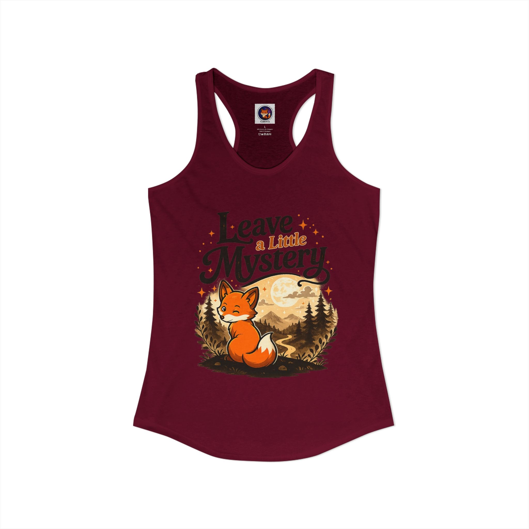Leave A Little Mystery/Ideal Racerback Tank