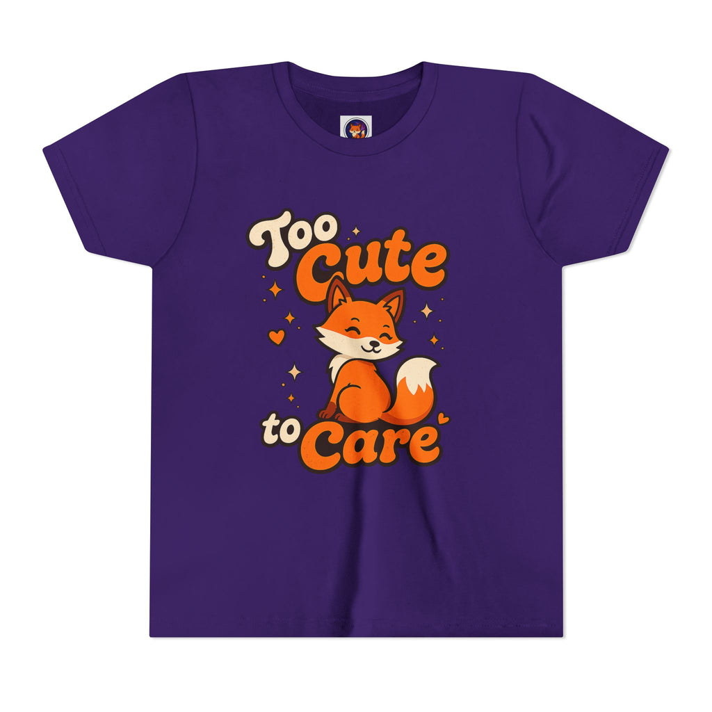 Too Cute To Care/Youth Short Sleeve Tee