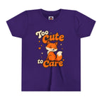 Too Cute To Care/Youth Short Sleeve Tee