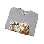 Calm Clever Untamed/Heavy Blend™ Crewneck Sweatshirt