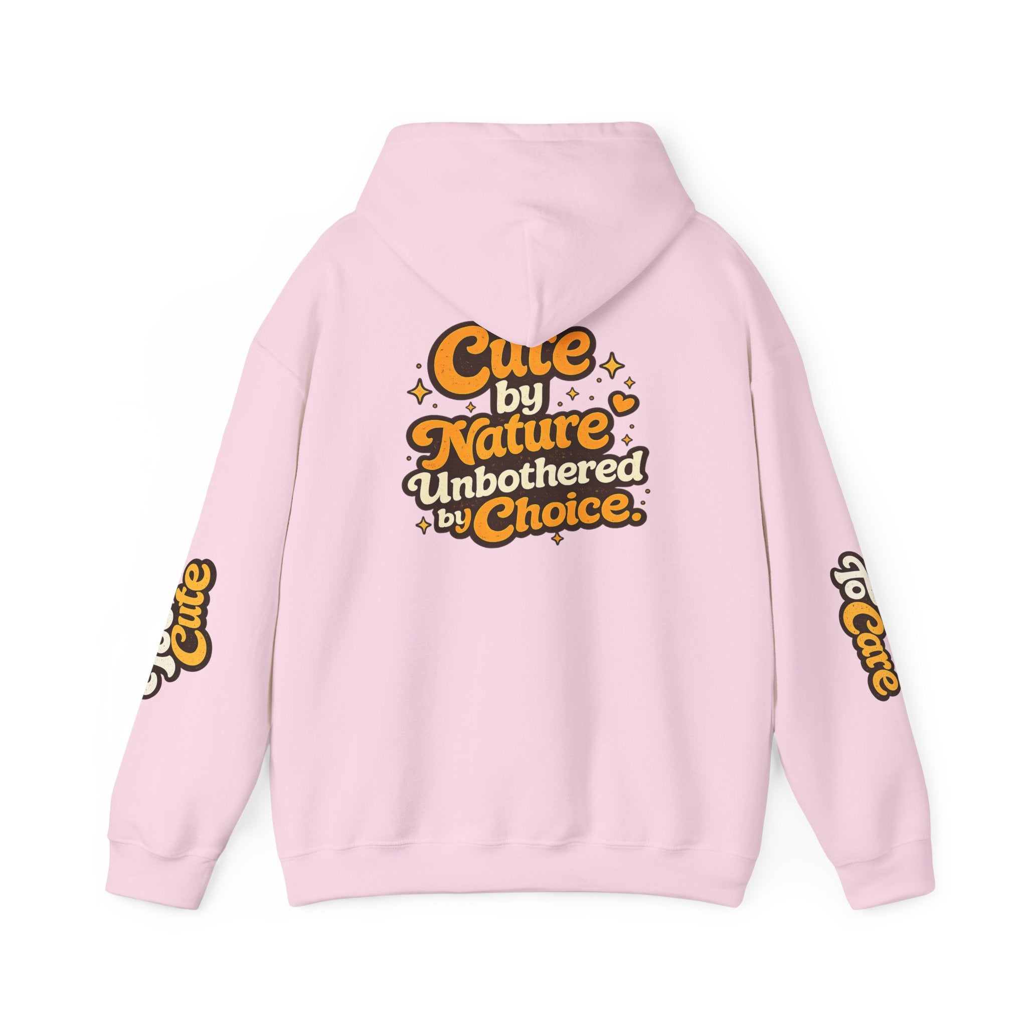 Too Cute To Care/Heavy Blend™ Hooded Sweatshirt