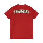 Calm Clever Untamed/Jersey Short Sleeve V-Neck Tee