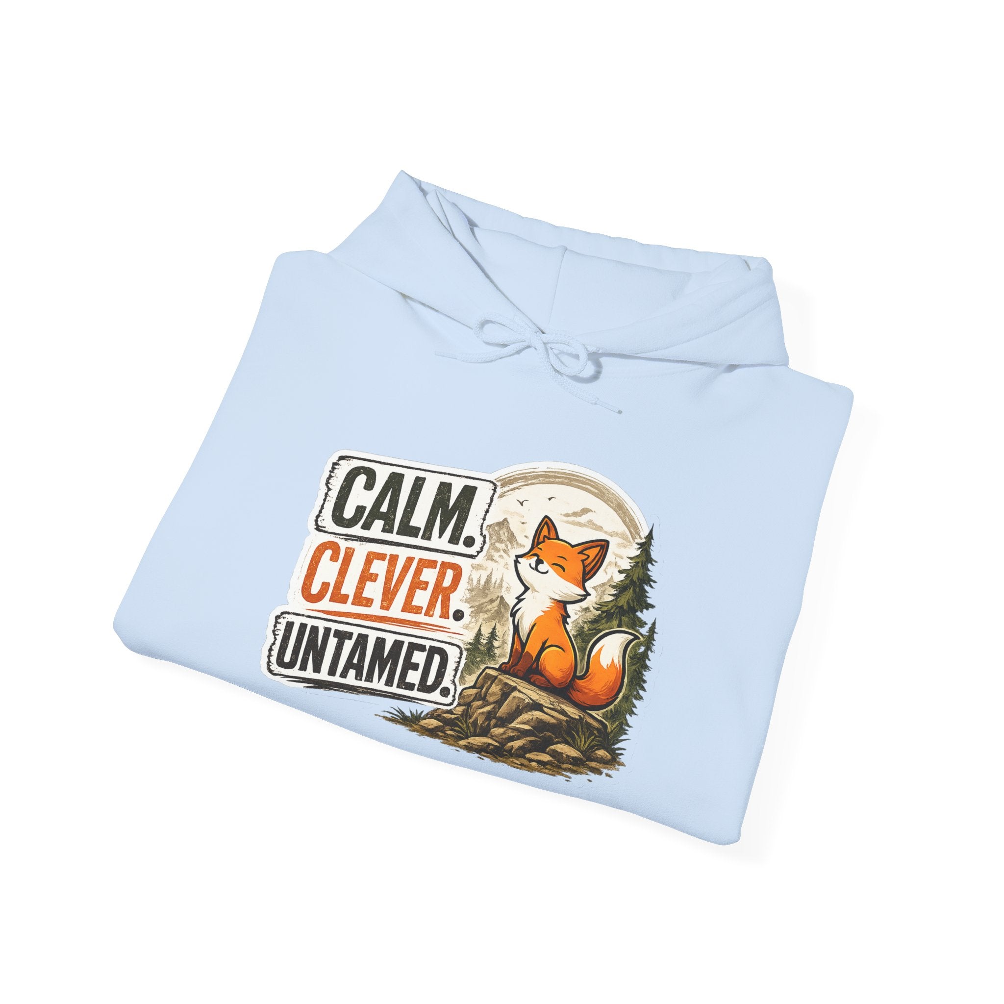 Calm Clever Untamed/Heavy Blend™ Hooded Sweatshirt
