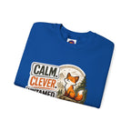 Calm Clever Untamed/Heavy Blend™ Crewneck Sweatshirt