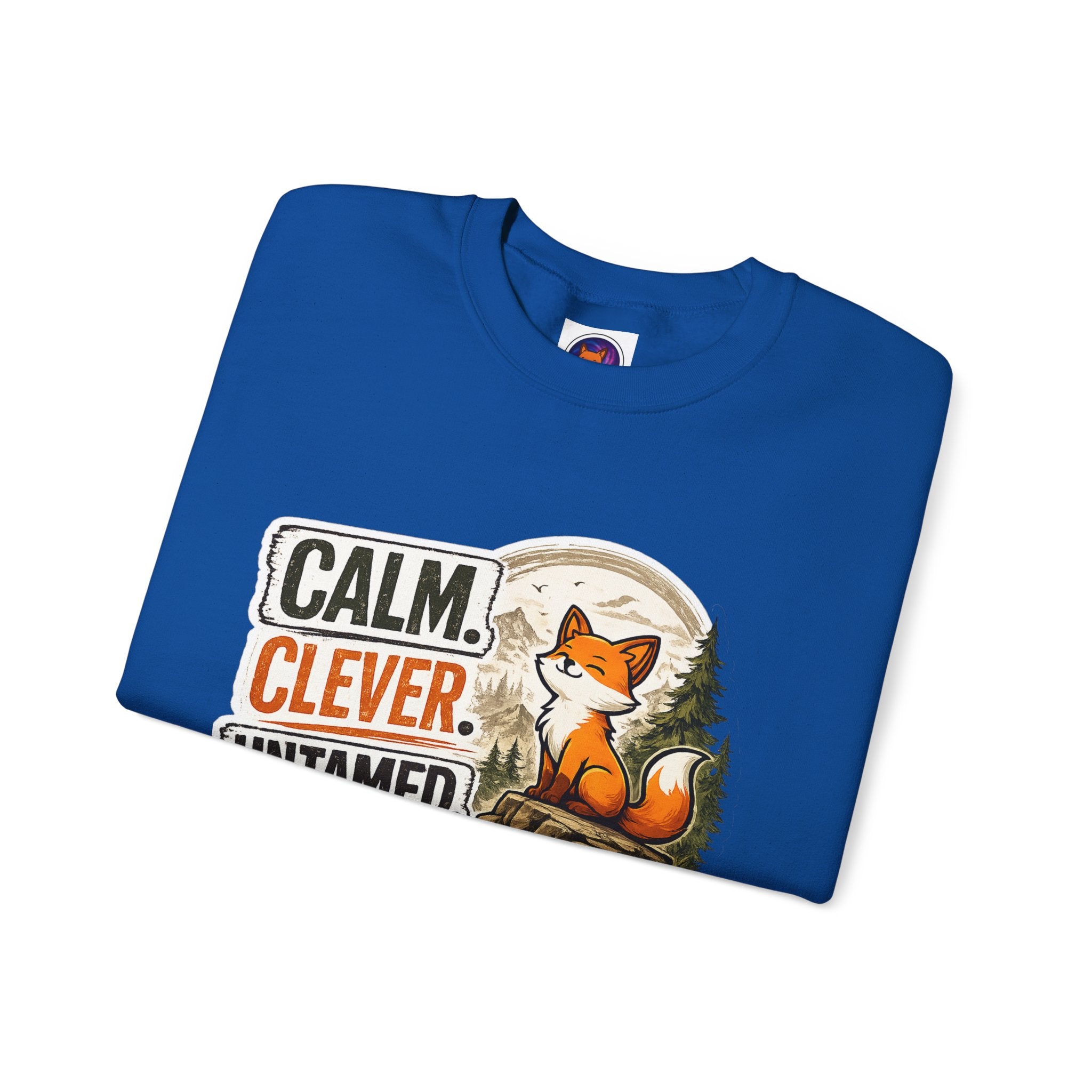 Calm Clever Untamed/Heavy Blend™ Crewneck Sweatshirt
