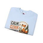 Calm Clever Untamed/Heavy Blend™ Crewneck Sweatshirt