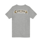 Calm Clever Untamed/Jersey Short Sleeve V-Neck Tee