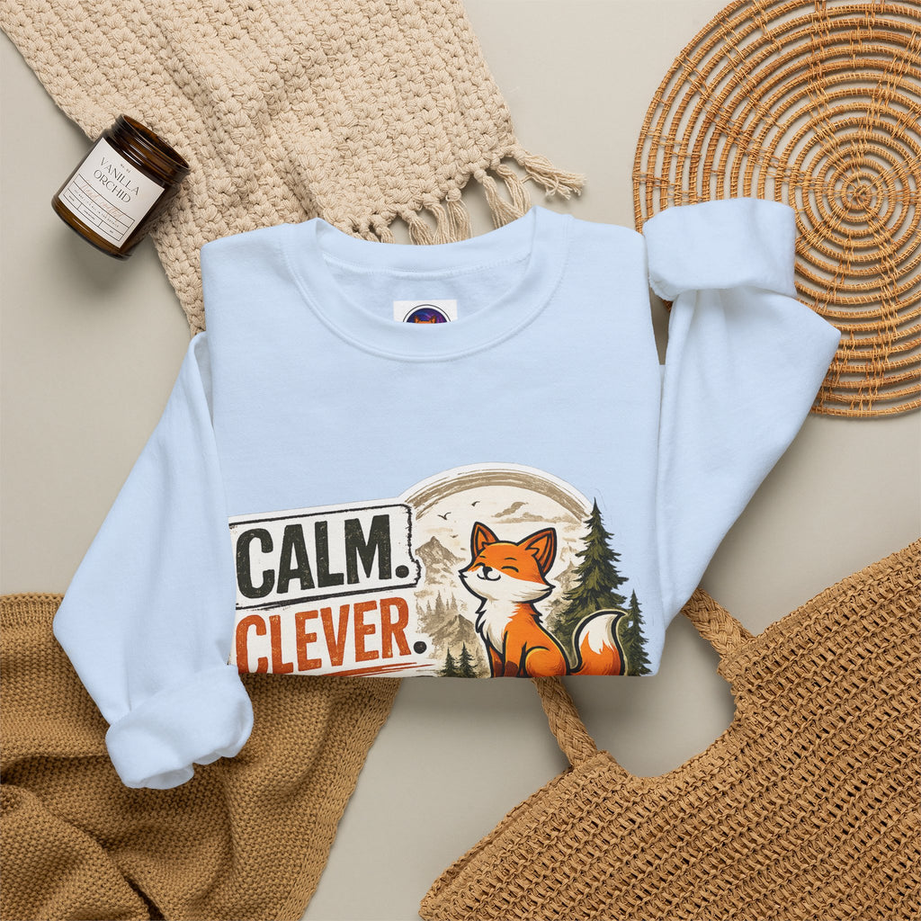 Calm Clever Untamed/Heavy Blend™ Crewneck Sweatshirt