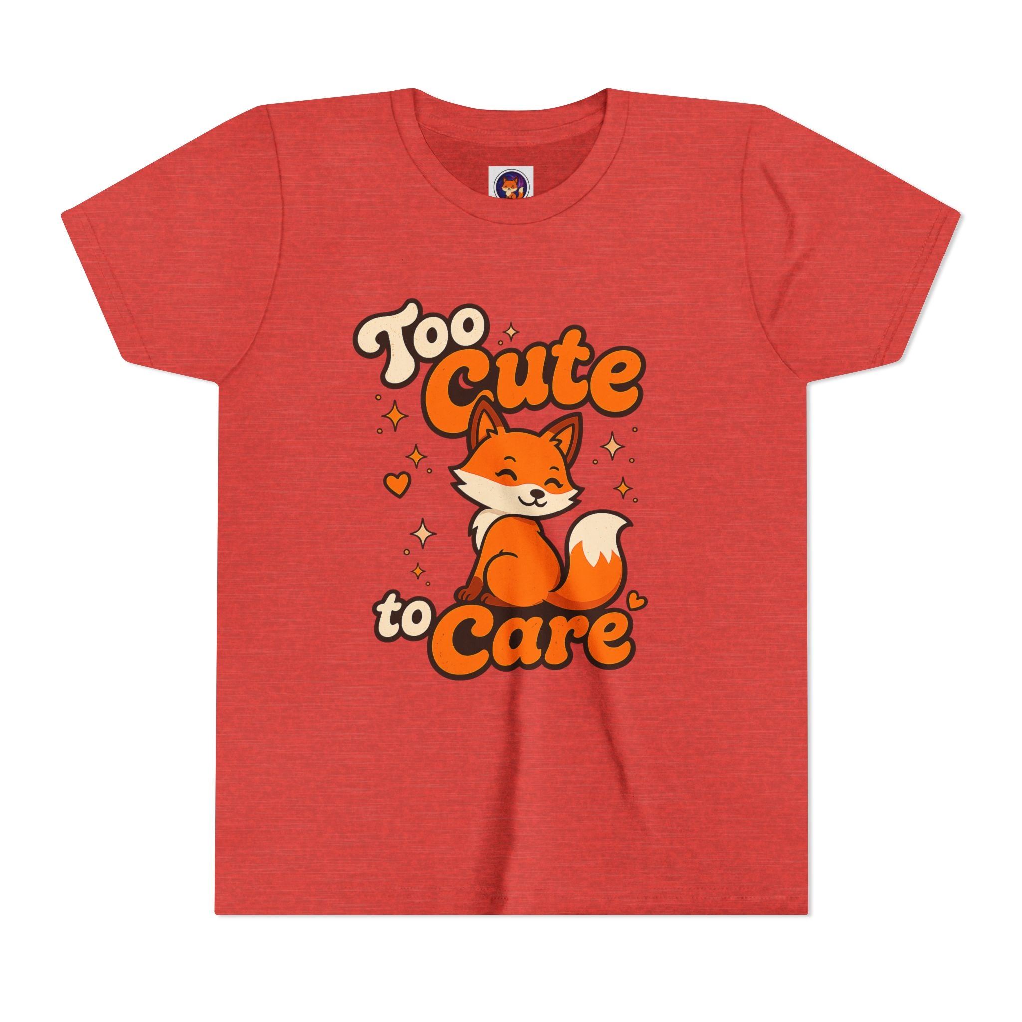 Too Cute To Care/Youth Short Sleeve Tee
