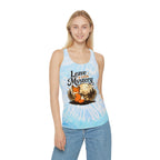 Leave A Little Mystery/Tie Dye Racerback Tank Top