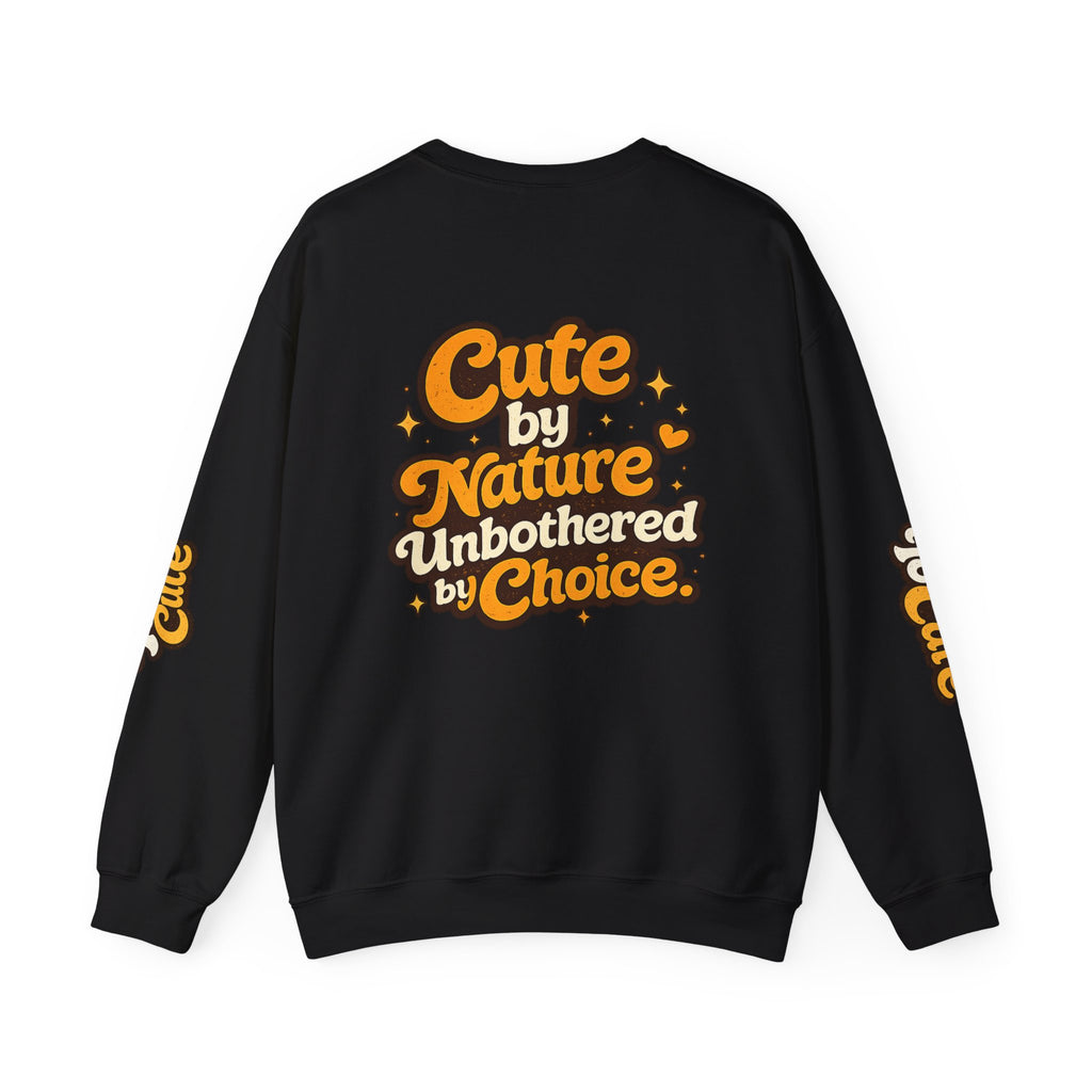 Too Cute To Care/Heavy Blend™ Crewneck Sweatshirt