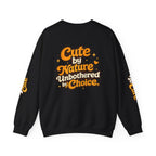 Too Cute To Care/Heavy Blend™ Crewneck Sweatshirt