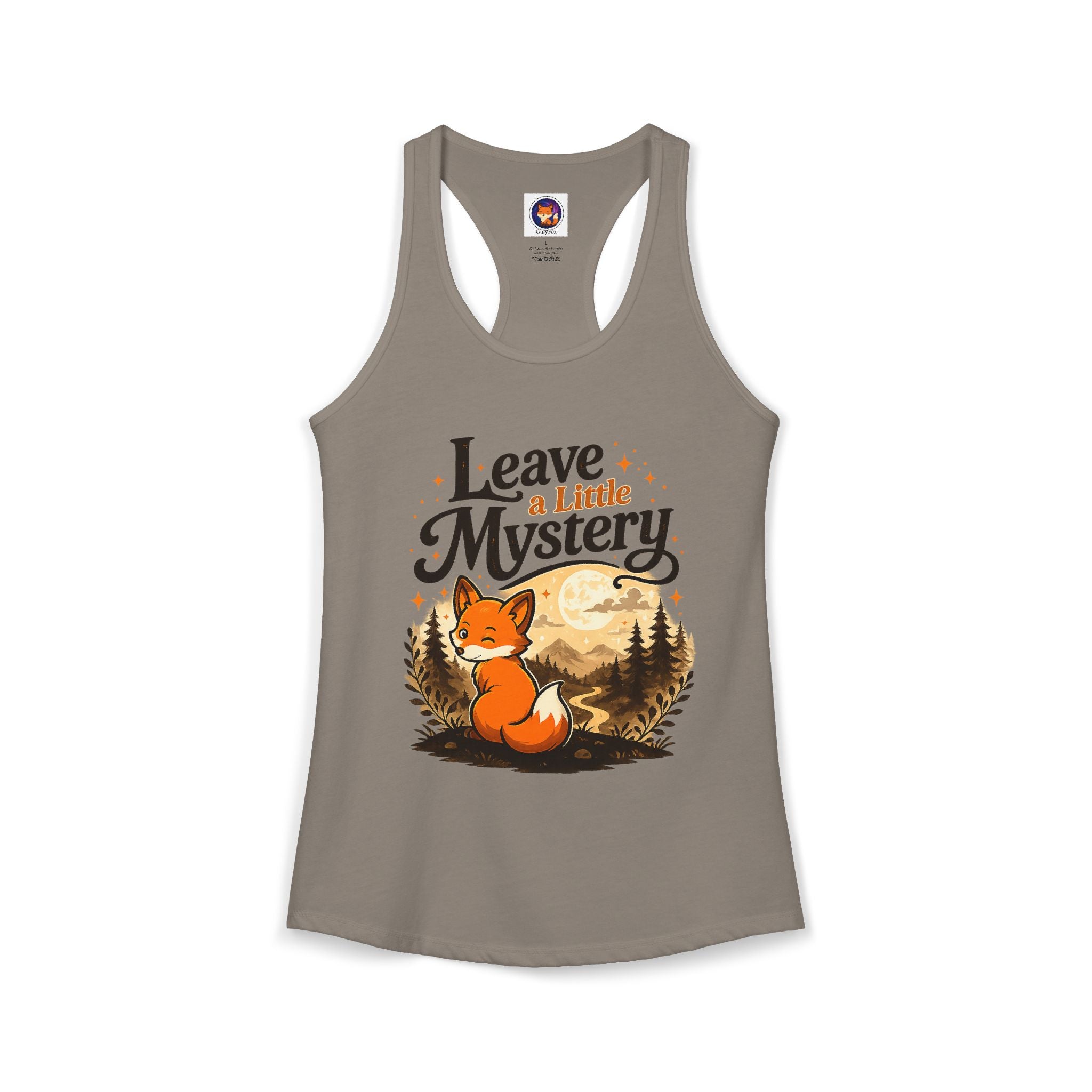 Leave A Little Mystery/Ideal Racerback Tank